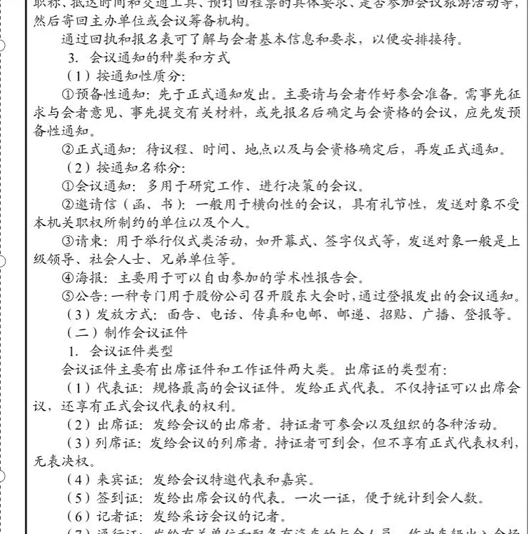 会展概论复习知识点