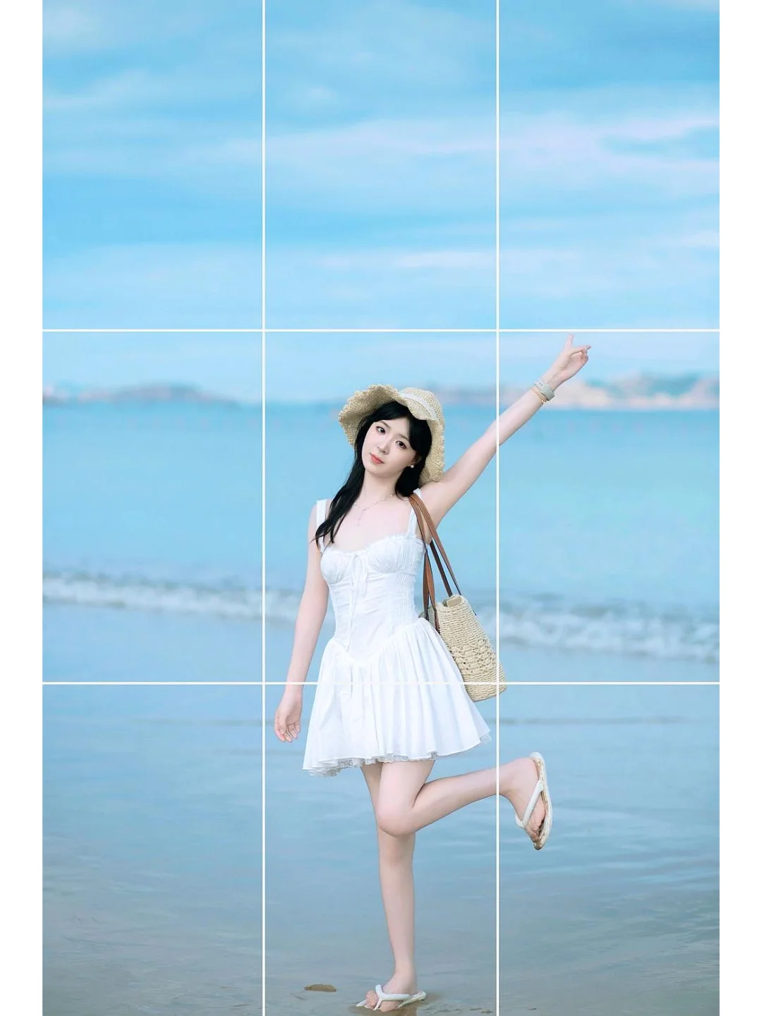 藏不住的海边拍照姿势?️！学起来