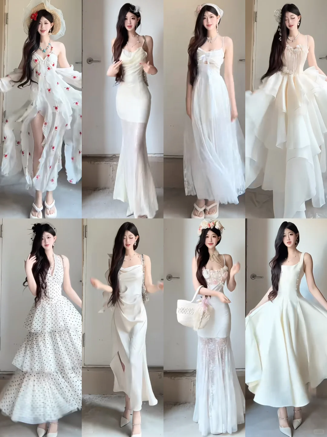 40套?️｜海边度假神裙～