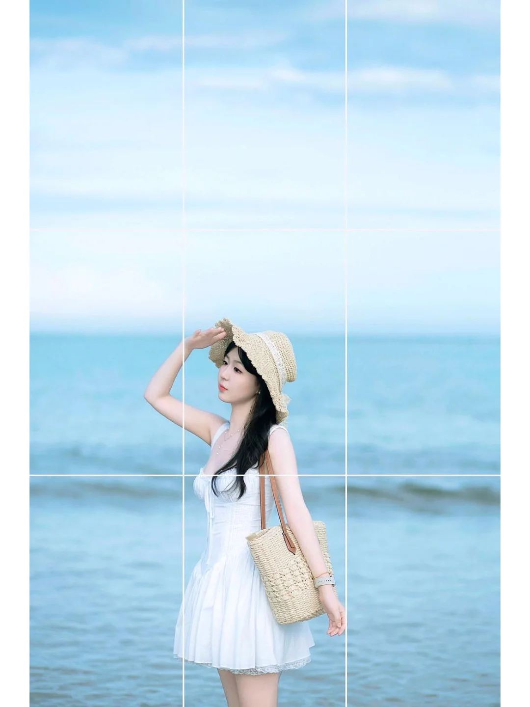 藏不住的海边拍照姿势?️！学起来