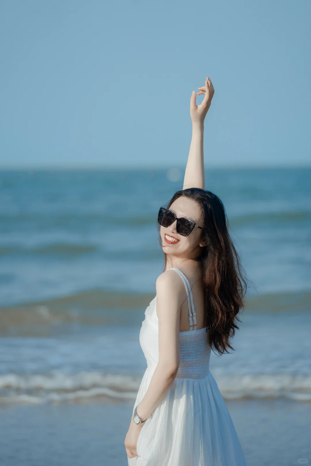 轻轻松松在海边拍出九宫格｜连云港海边约拍