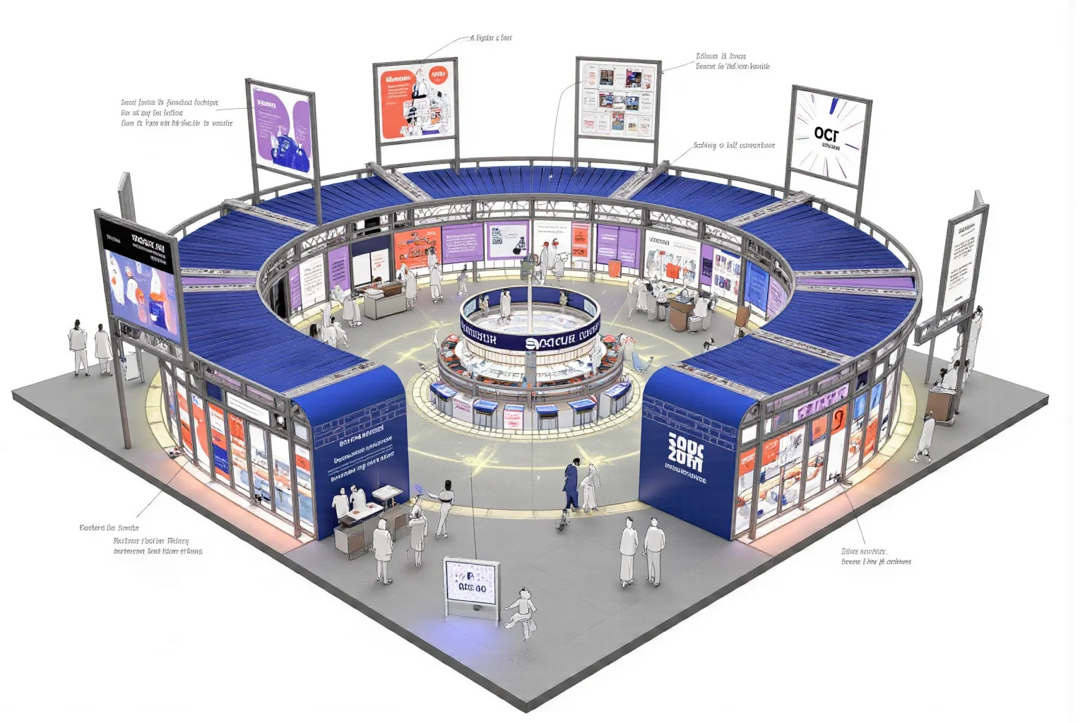 潮流电子展| 数字艺术传送带装置，快闪店