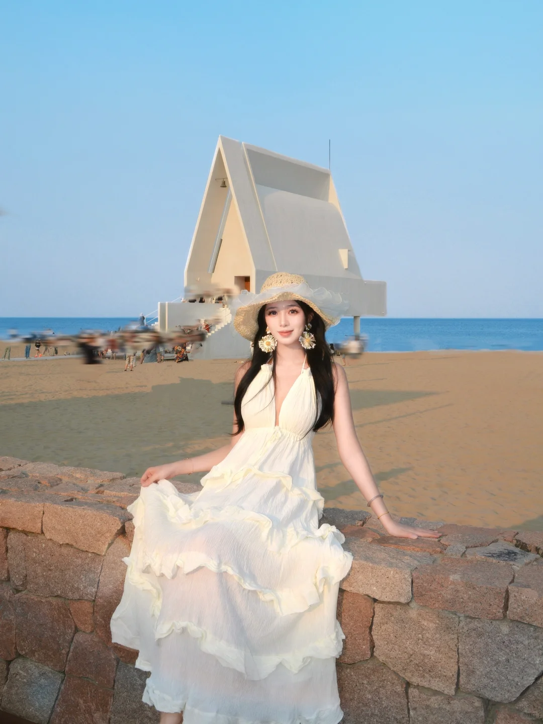 沙子和海让人变美‼️