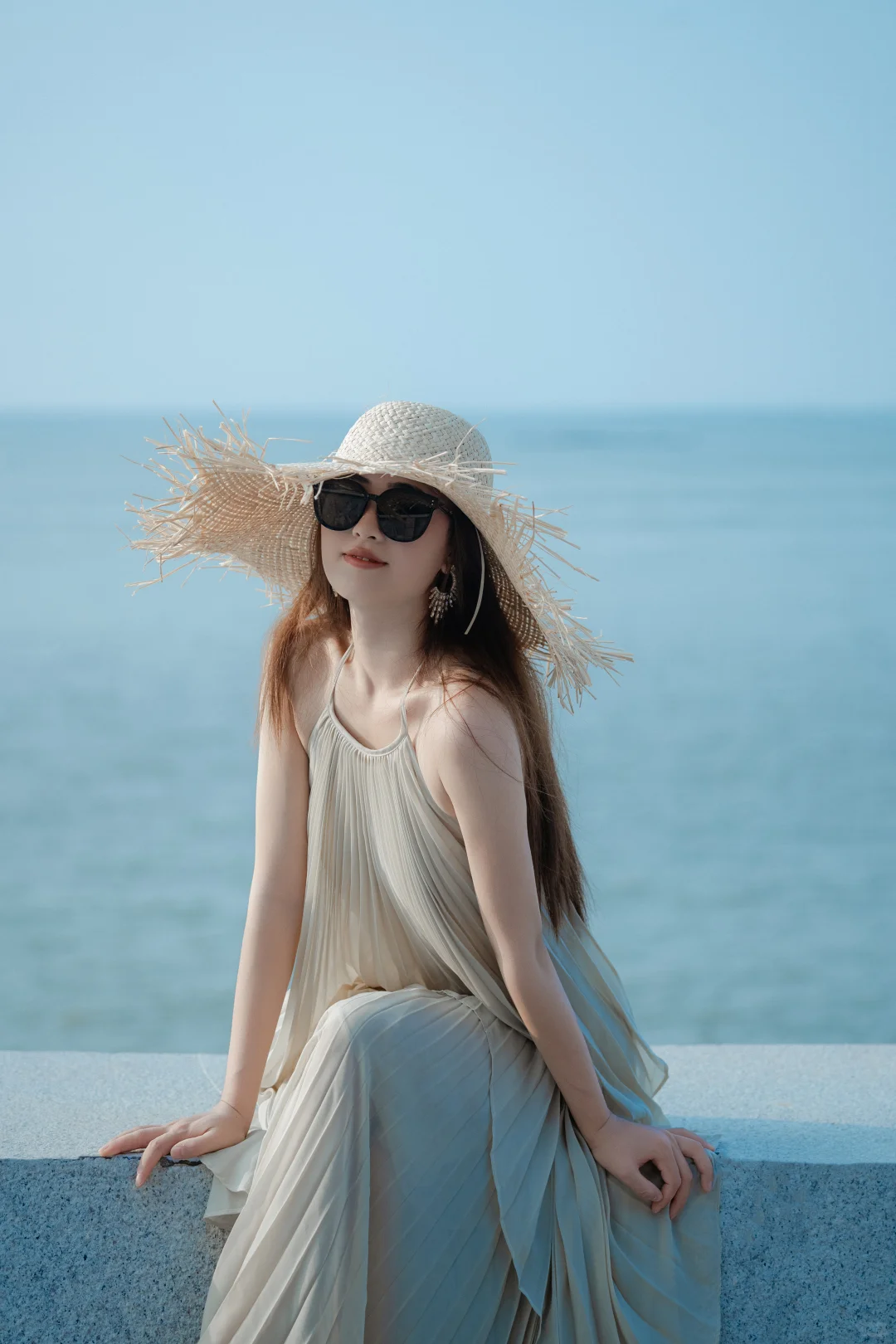 海边拍照姿势！去海边就这样拍?