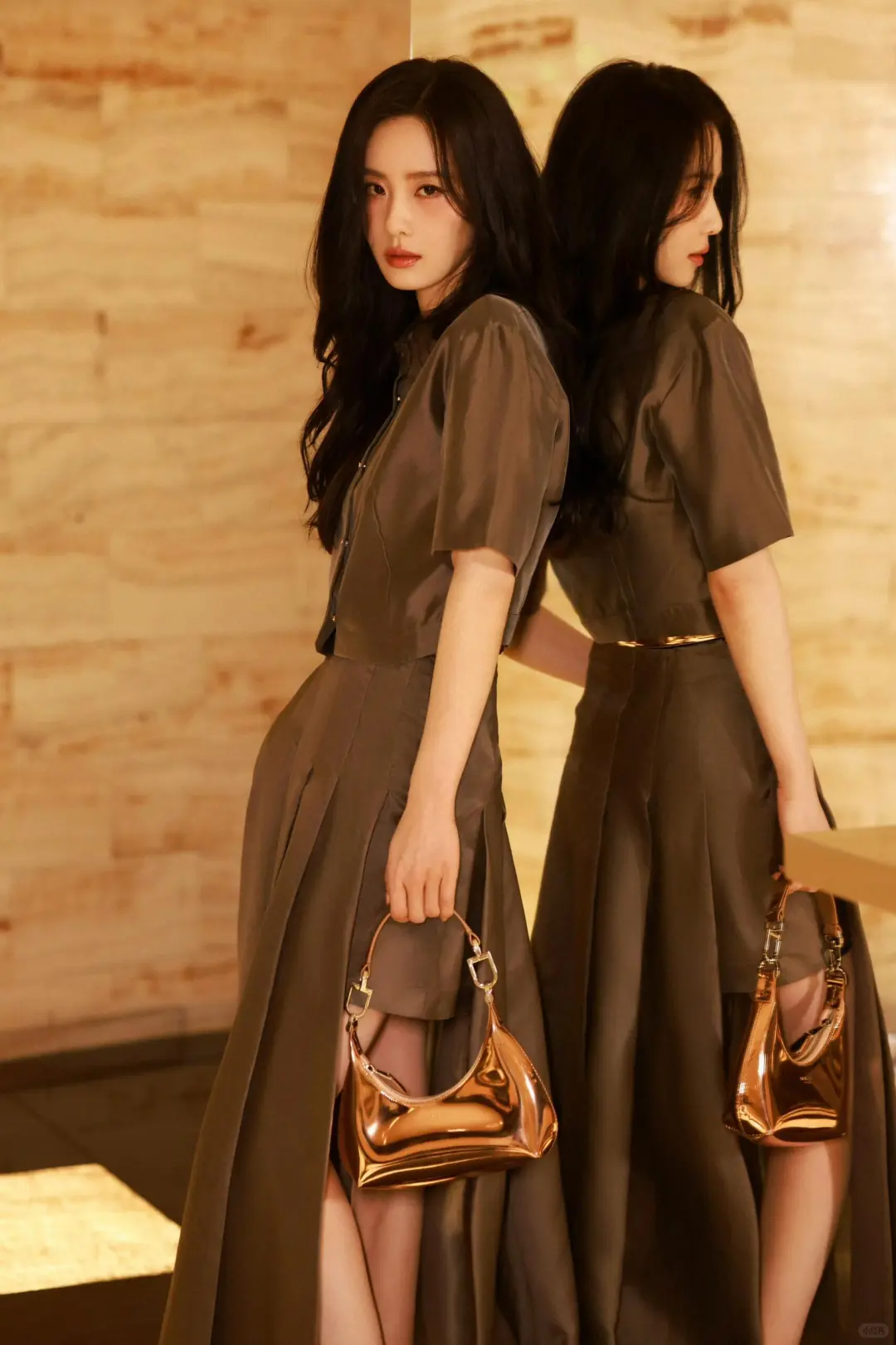 刘诗诗的“微醺妆”时尚大片，眼神迷离模样一