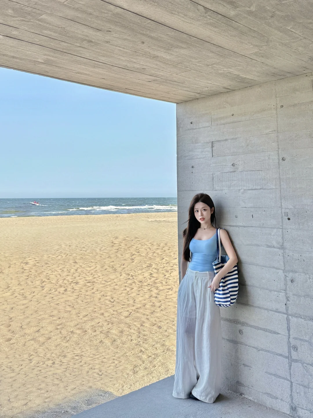 看海的海边女孩? ??????阿那亚