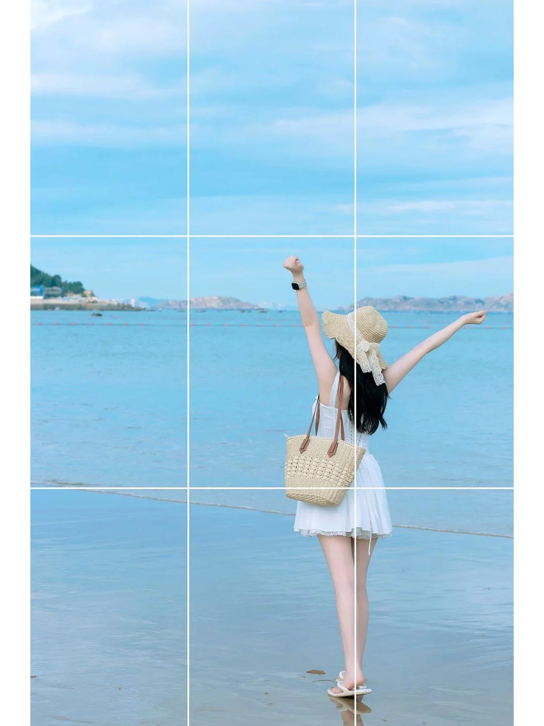 藏不住的海边拍照姿势?️！学起来