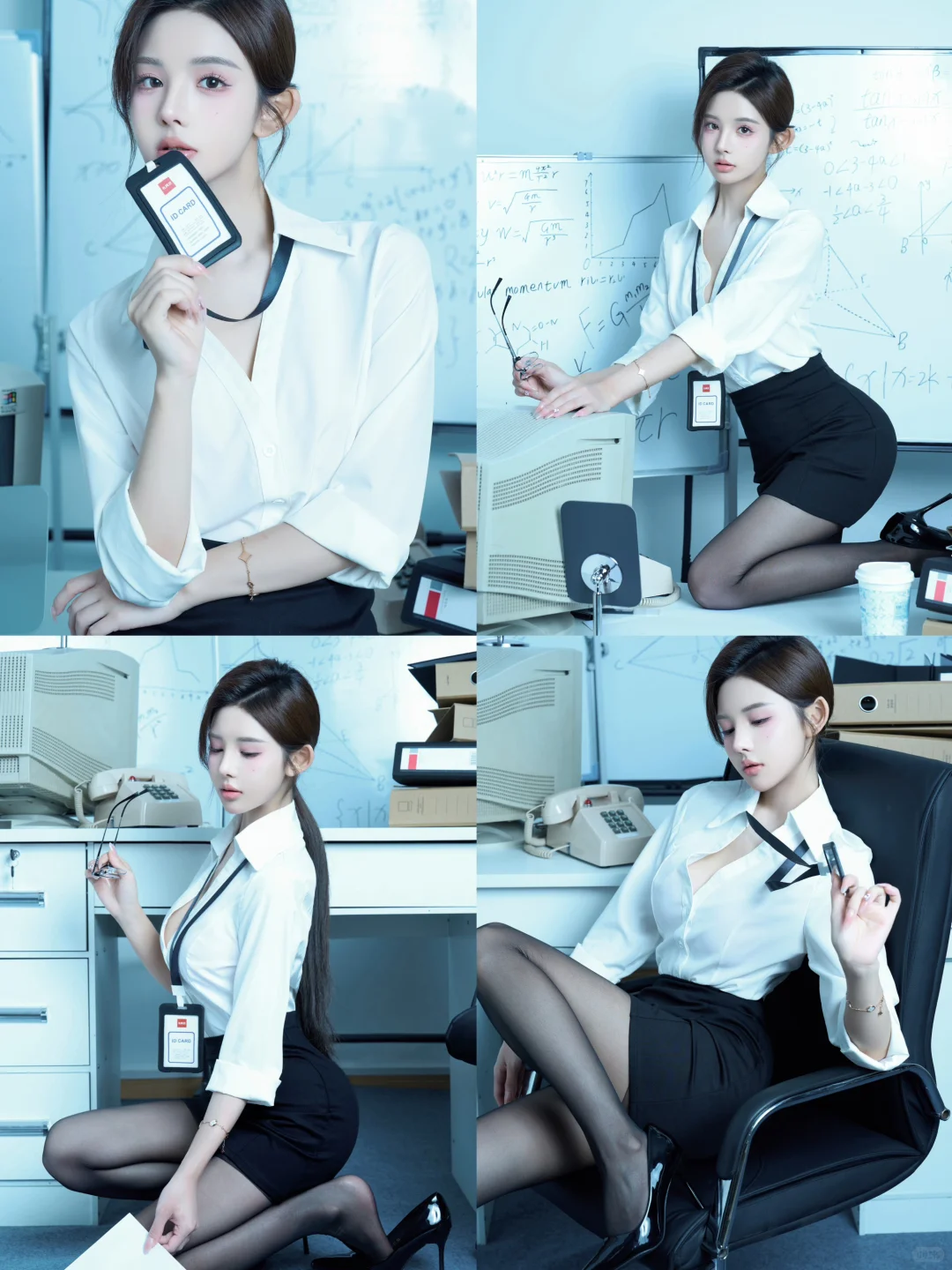 高秘，办公室海妖风写真?｜性感御姐?