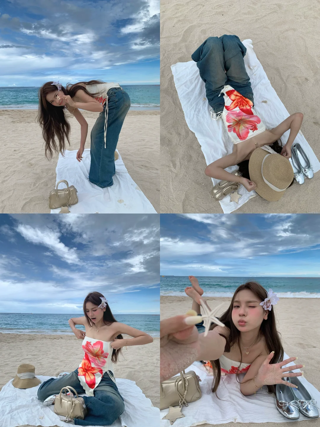 分享一些海边拍照姿势！????️?