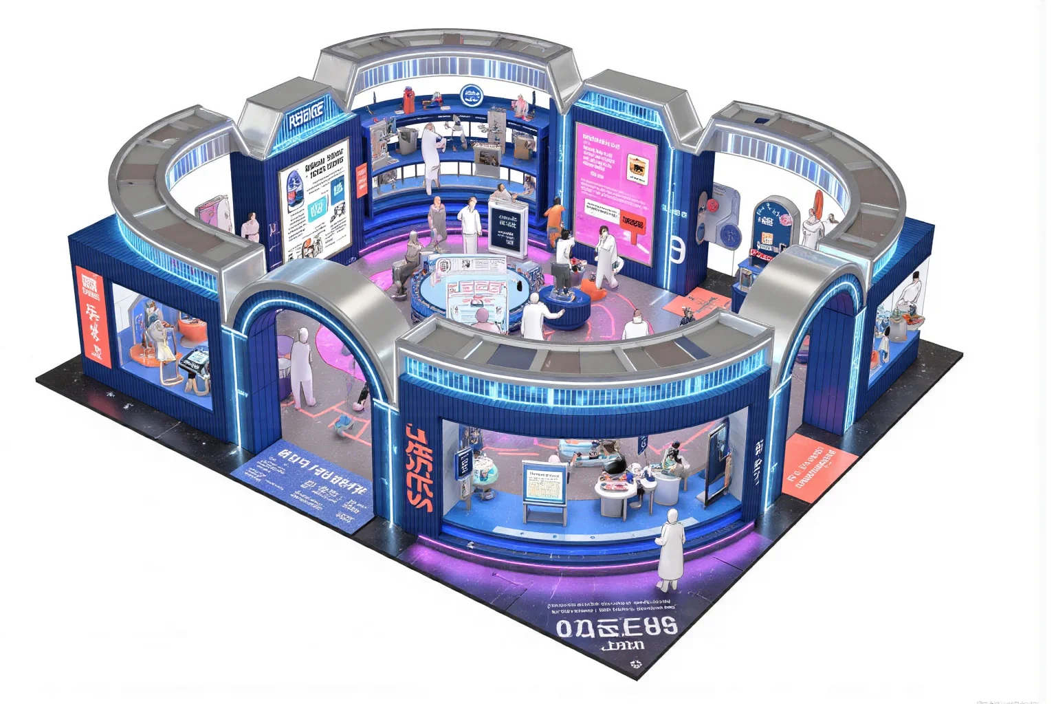 潮流电子展| 数字艺术传送带装置，快闪店