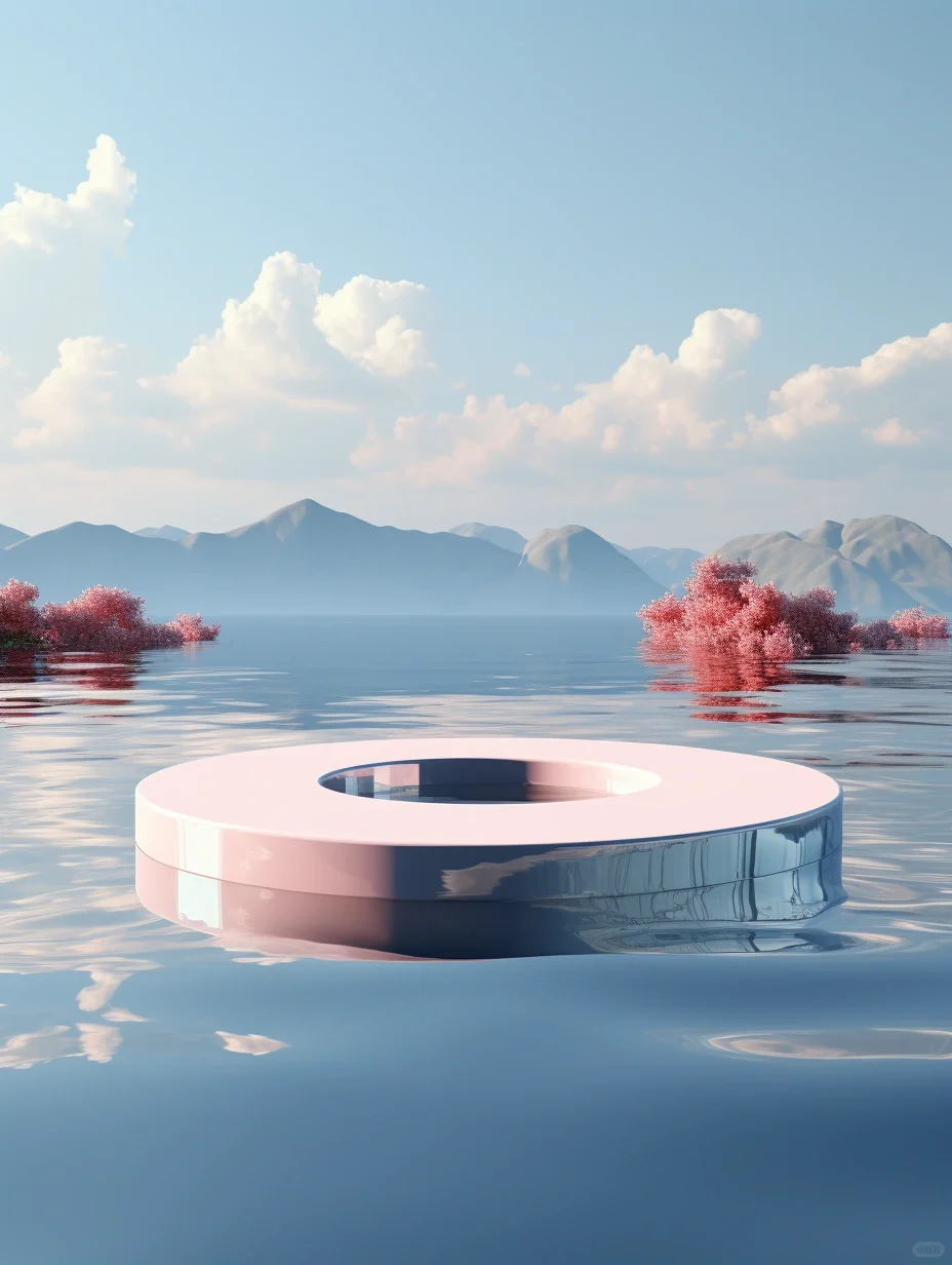 Midjourny一分钟生成电商场景图 超现实展台