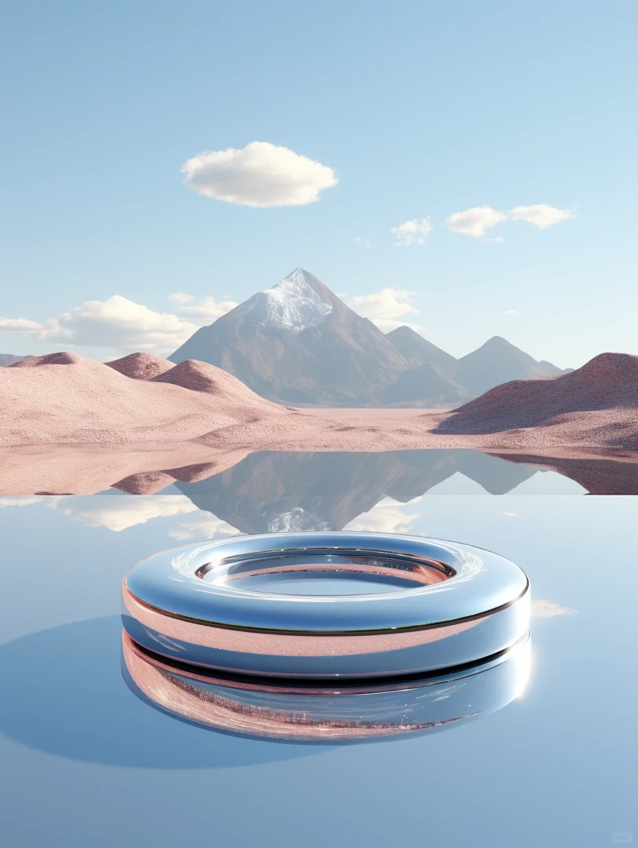 Midjourny一分钟生成电商场景图 超现实展台