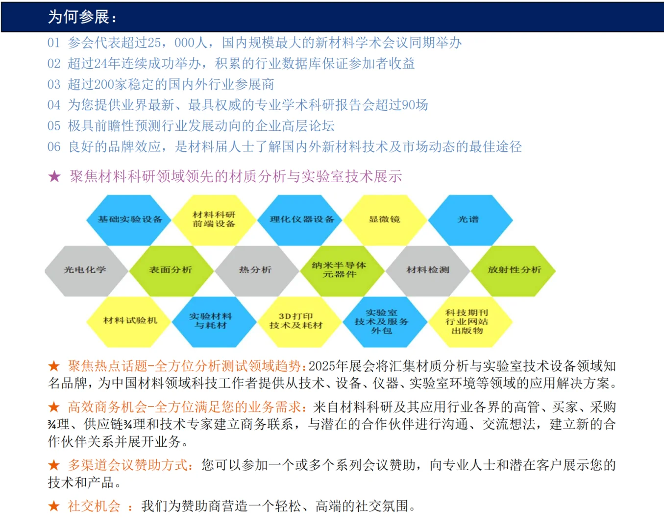 2025中国材料大会招募！材料设备展商看过来