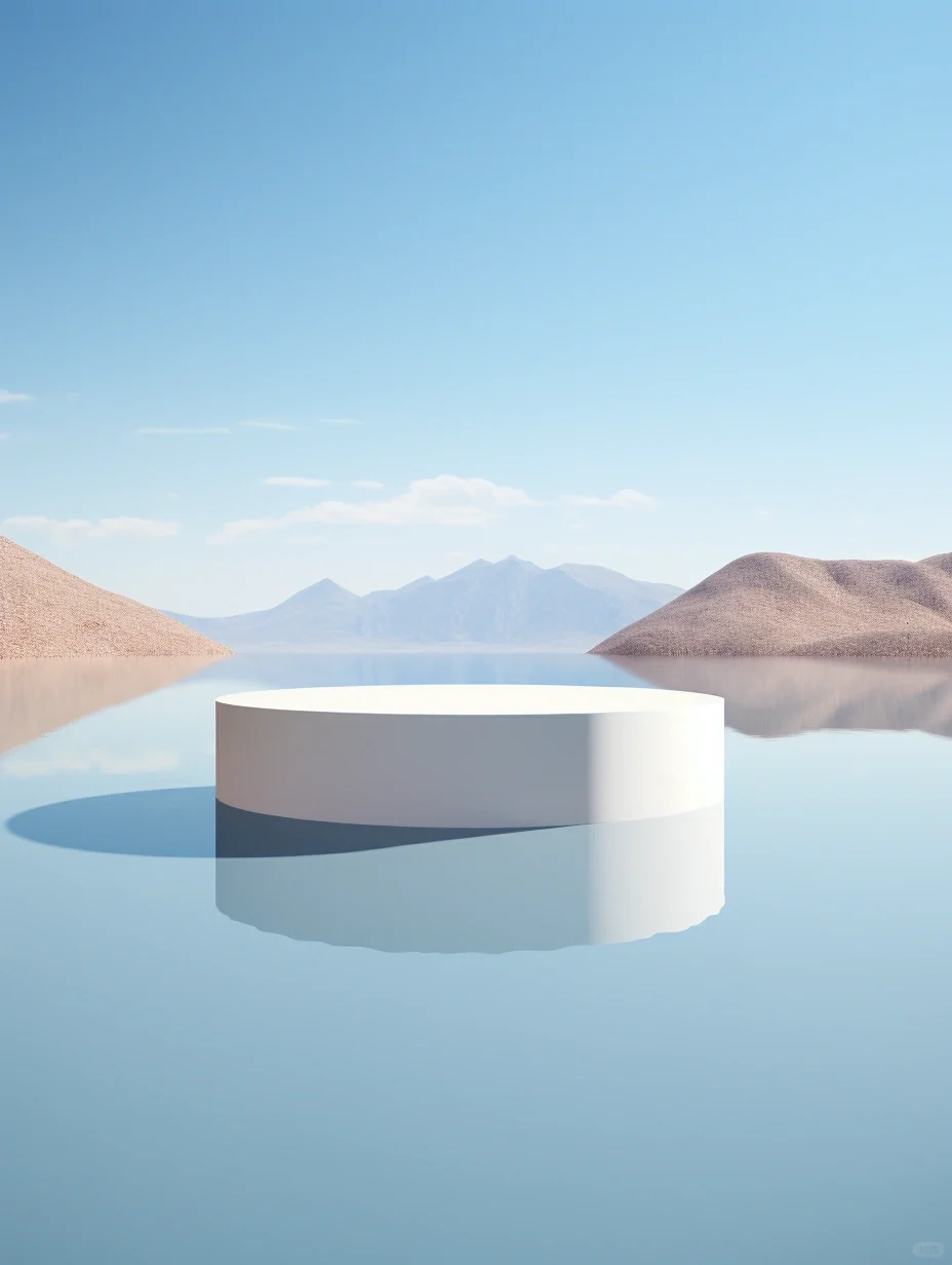 Midjourny一分钟生成电商场景图 超现实展台