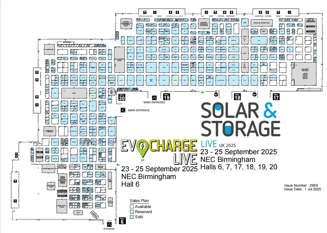来看看英国第一大光伏储能展的招商情况~