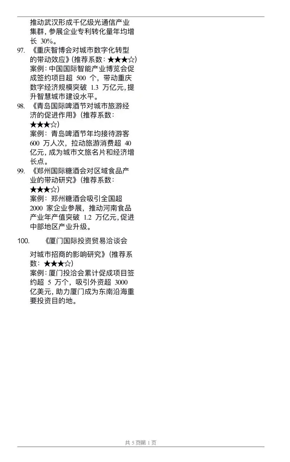 拜托?一定要让会展经济与管理专业的刷到