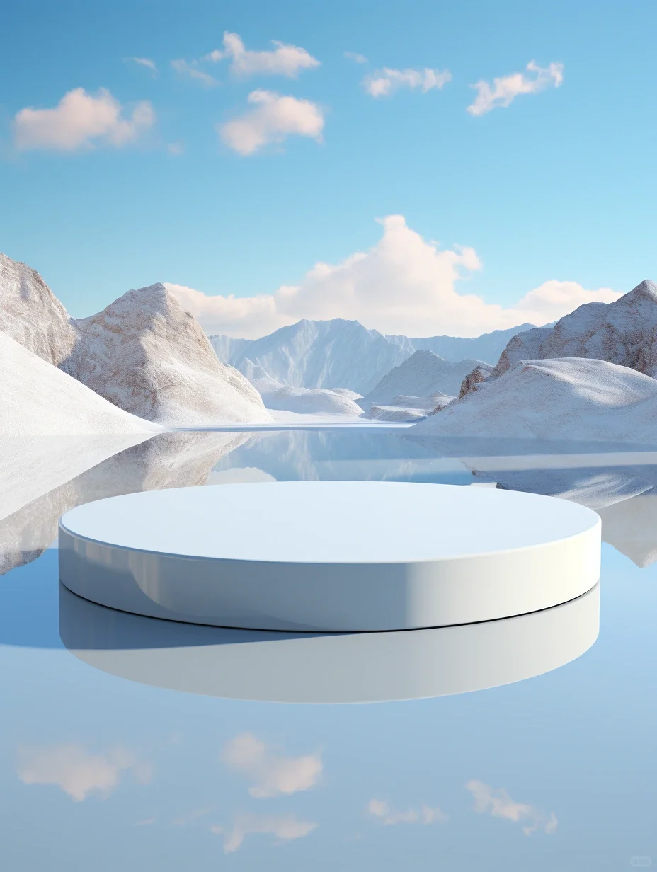 Midjourny一分钟生成电商场景图 超现实展台