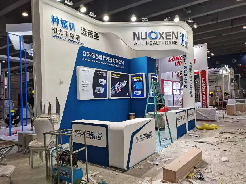 展台现场分享✨小面积展会搭建照片