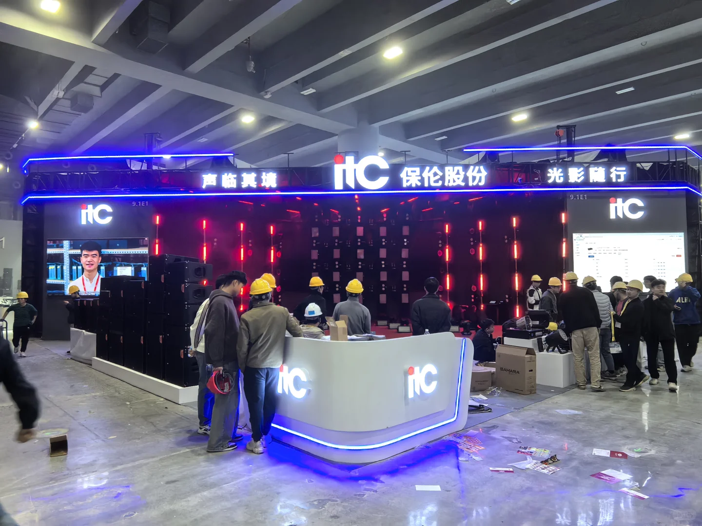 GETshow广州演绎设备展布展圆满成功✅