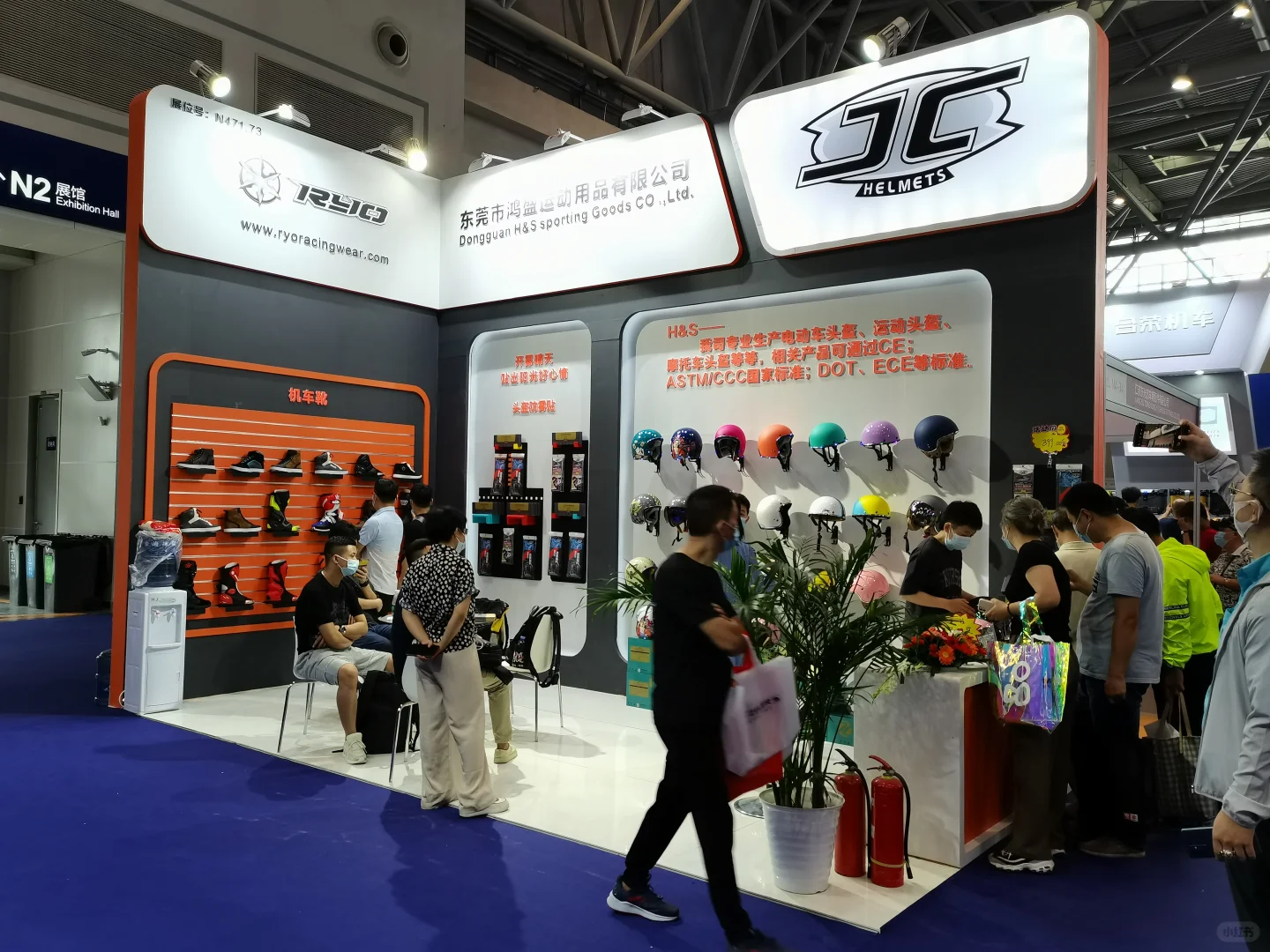 展台现场分享✨小面积展会搭建照片