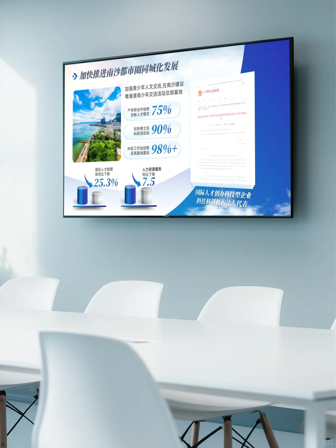 文旅招商推介会用上这个PPT配色太哇塞了