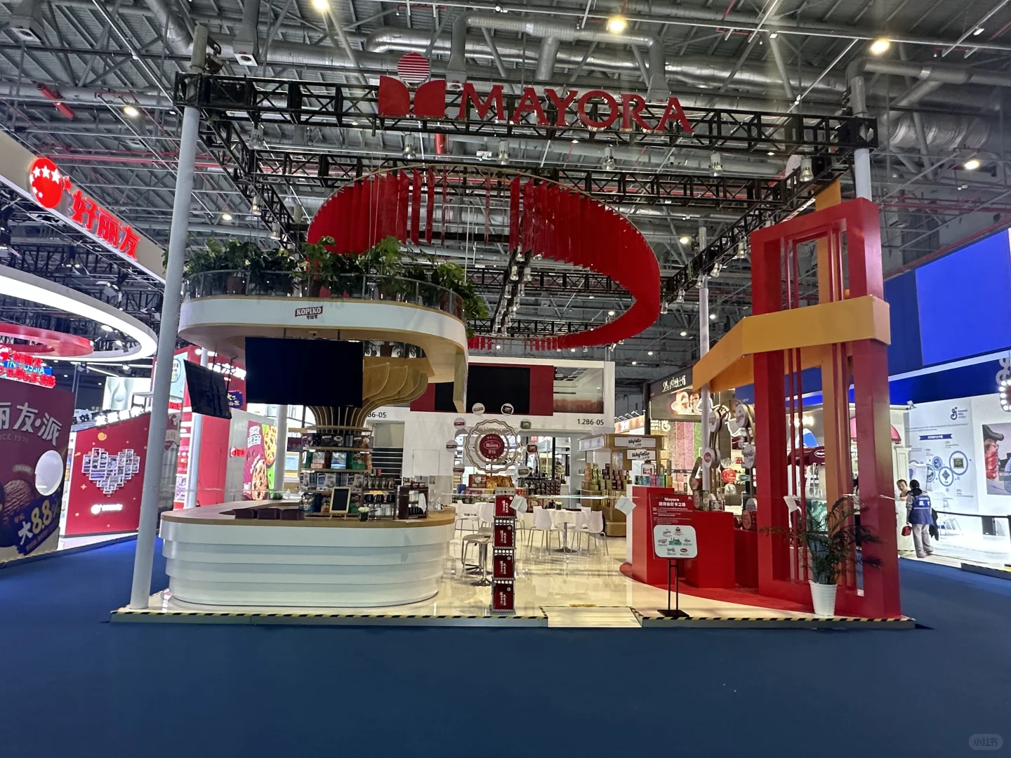 2024，进博会展台搭建完毕