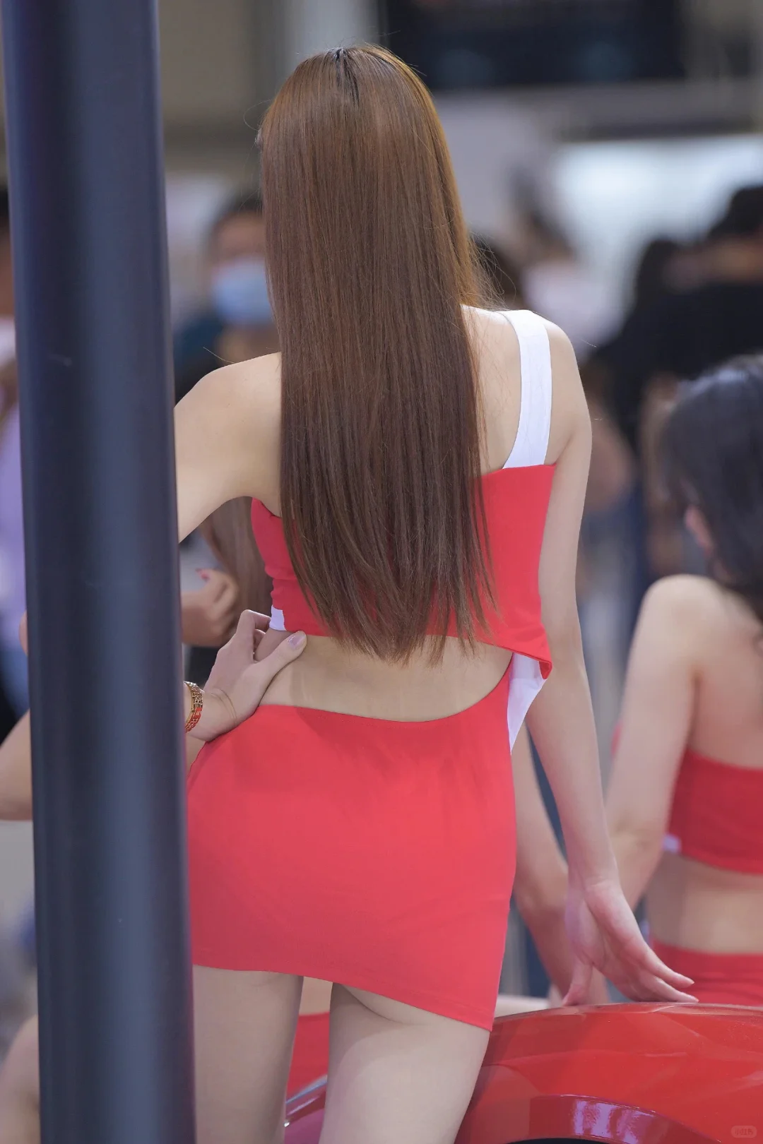 展会上的女模特，太好看了吧！