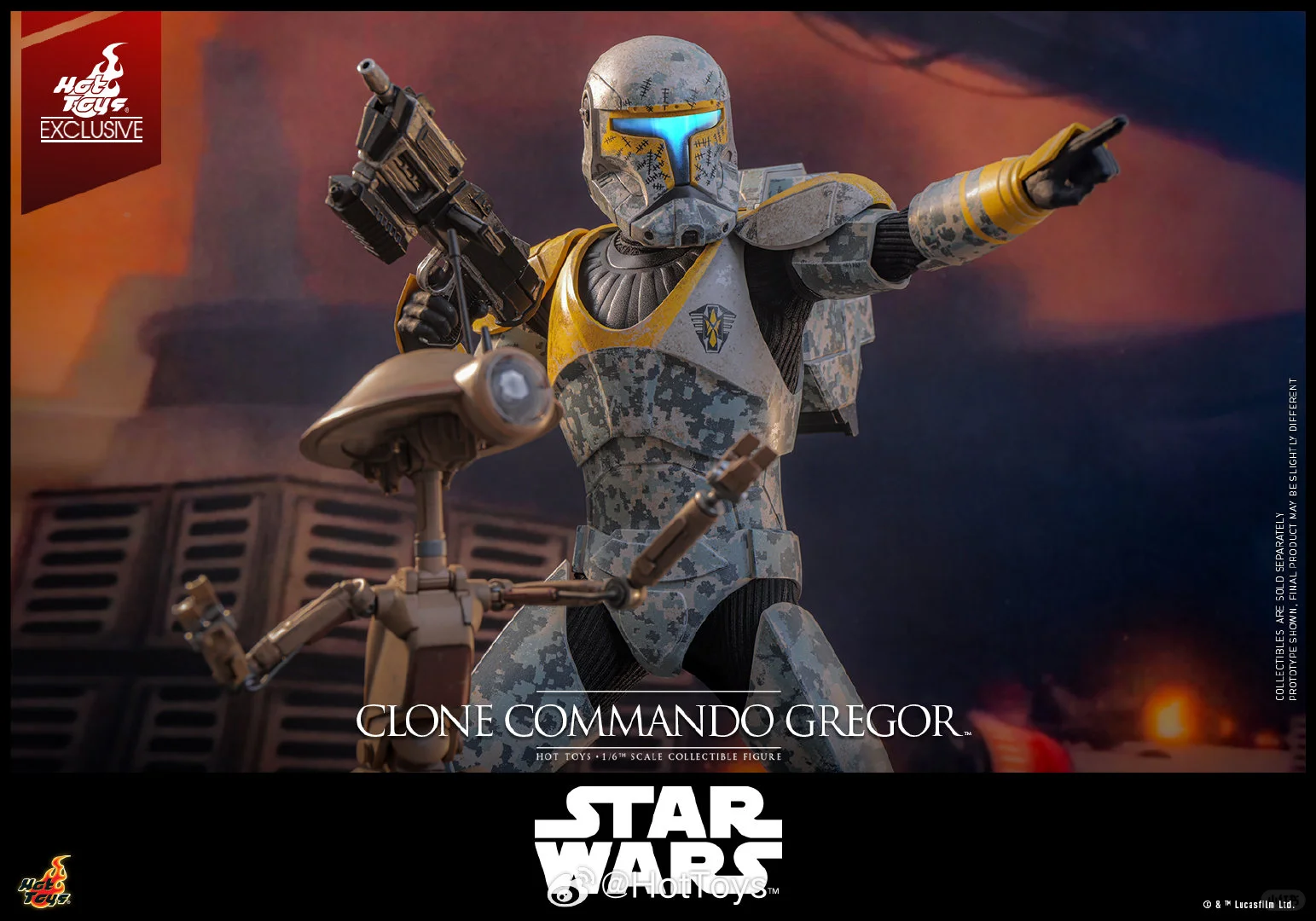 新品资讯_Hot Toys 克隆人突击队 格雷戈尔