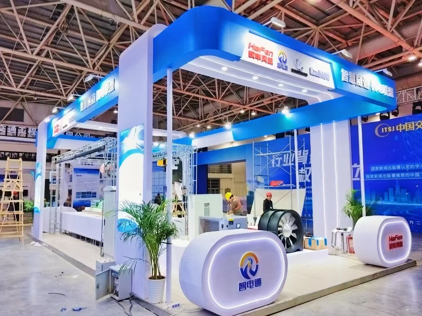 连云港展会！自贸区搭建工厂抗海风有一套