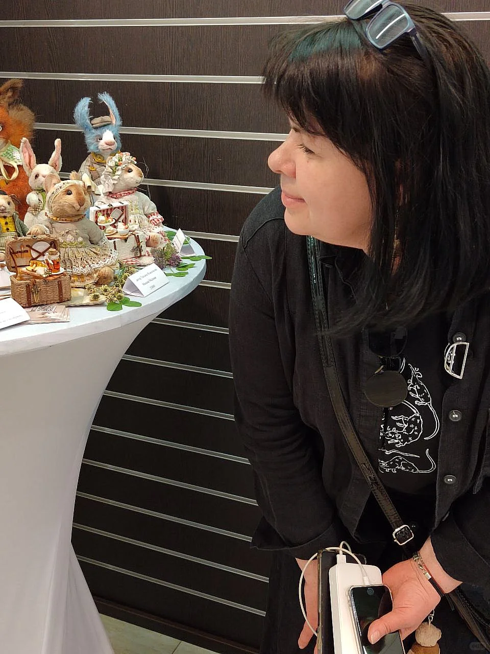 我和我的老鼠在展览会上