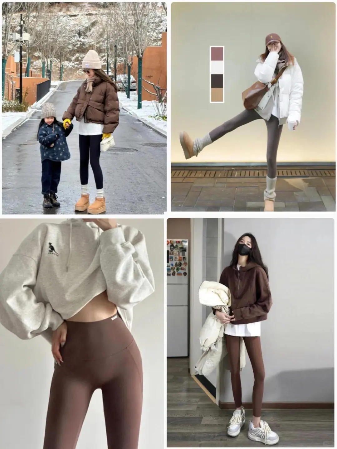 一裤多穿|美少妇秋冬鲨鱼裤的穿搭法则