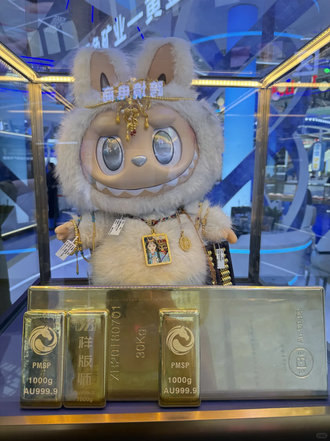 这是最贵的labubu了吧！?