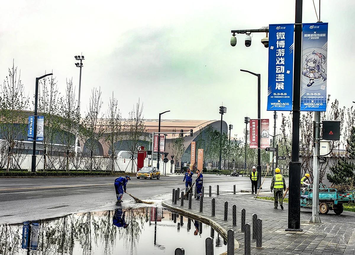 到国际展览中心看动漫展