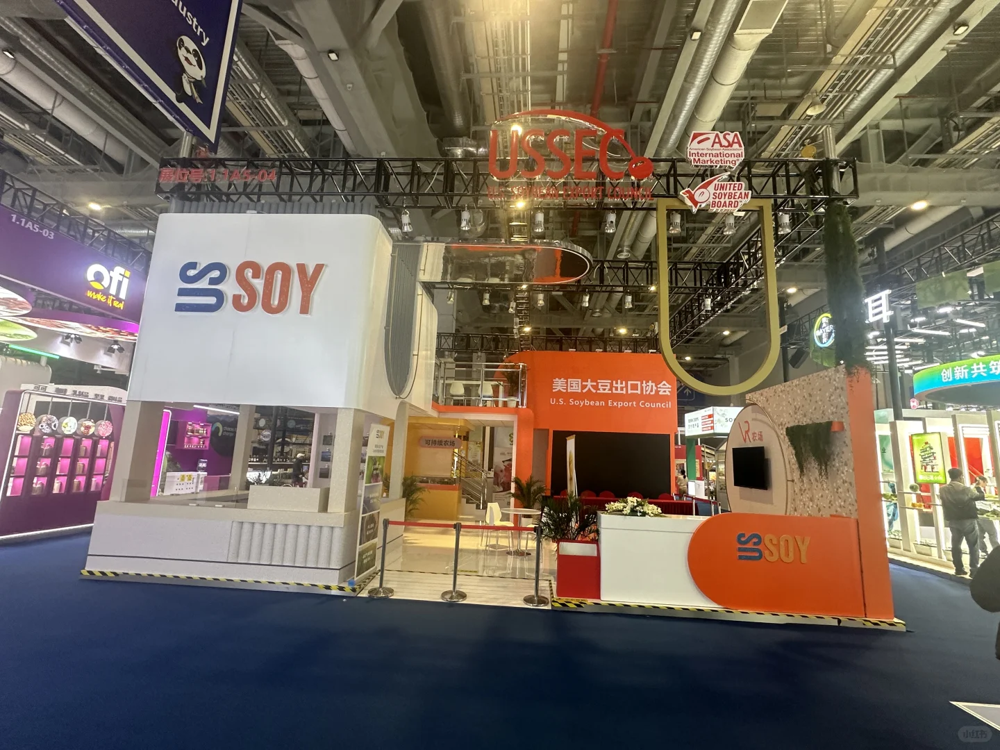 2024，进博会展台搭建完毕