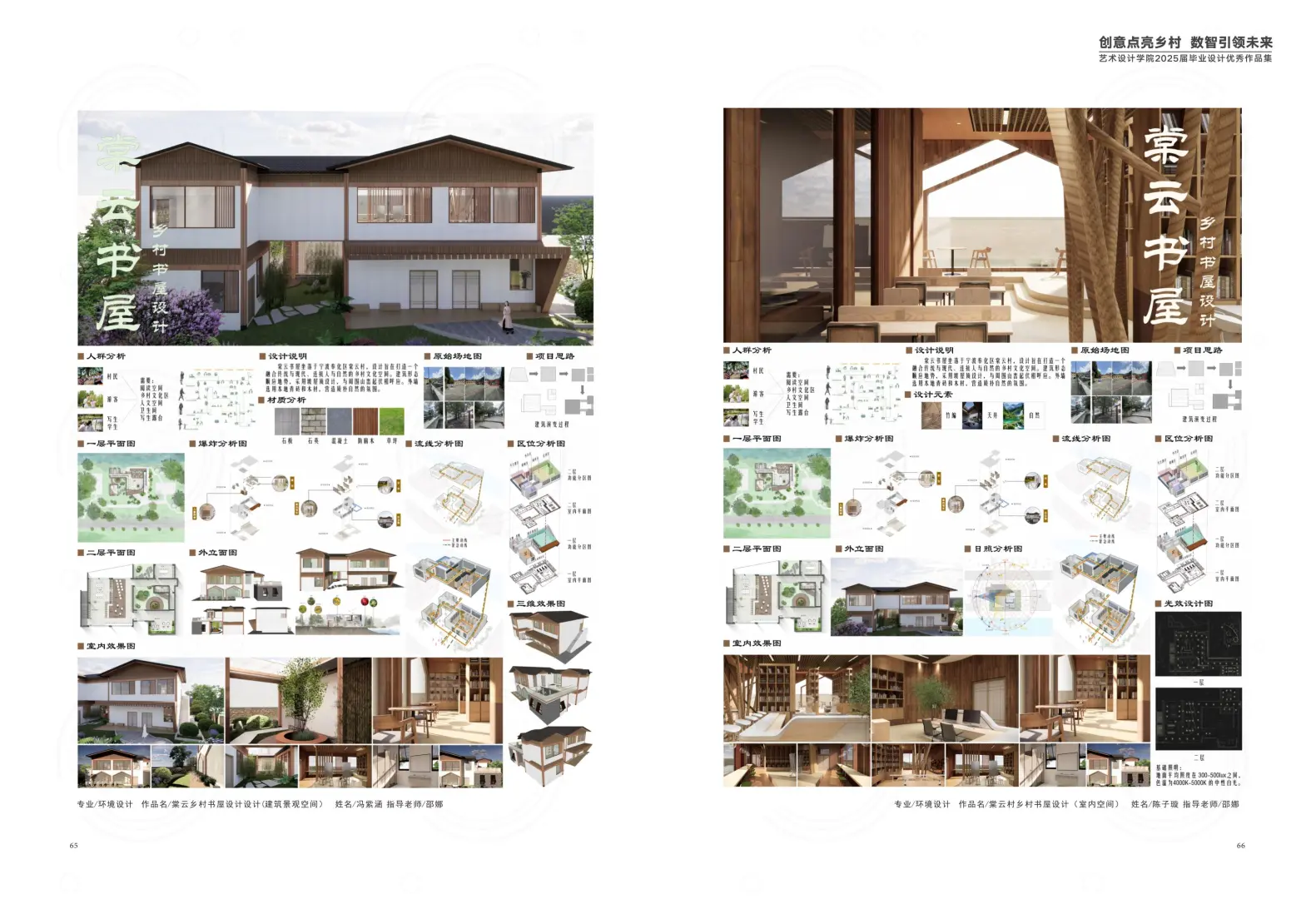新鲜出炉的宁财艺设2025毕业设计展