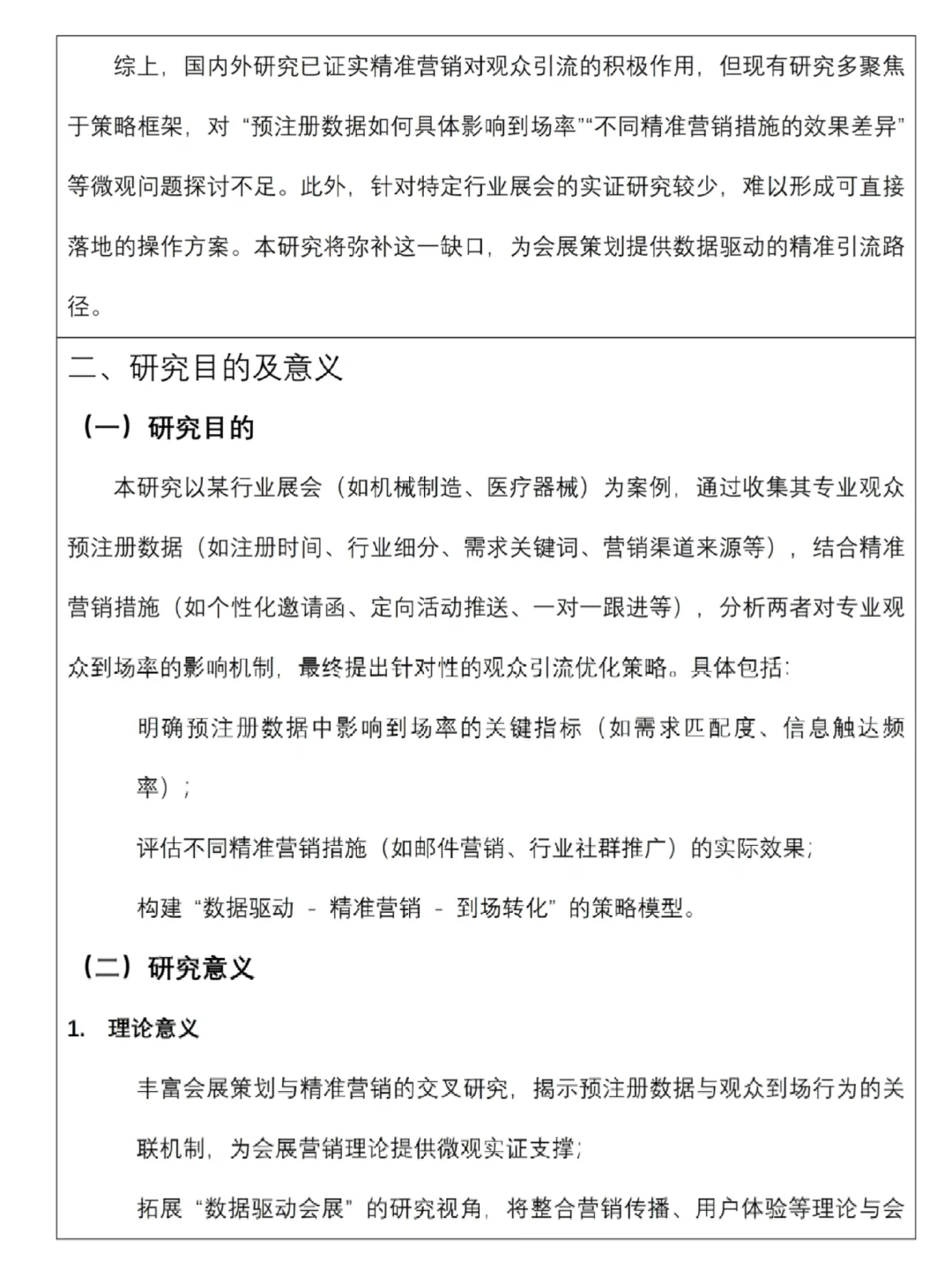 会展学专业的宝子快?住这开题报告