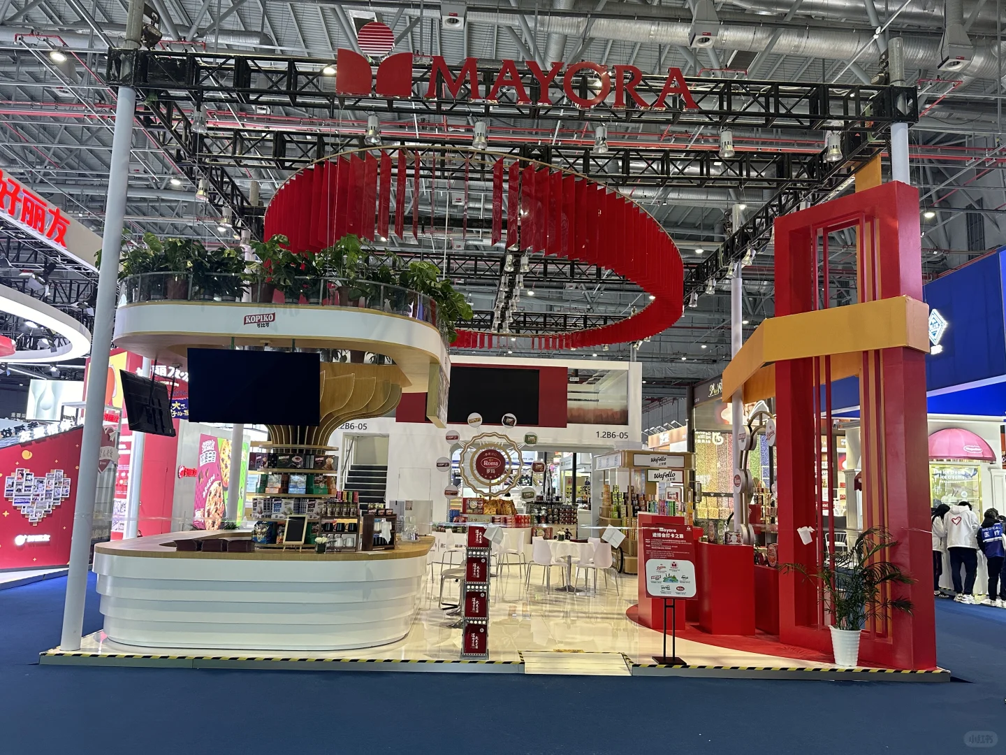 2024，进博会展台搭建完毕