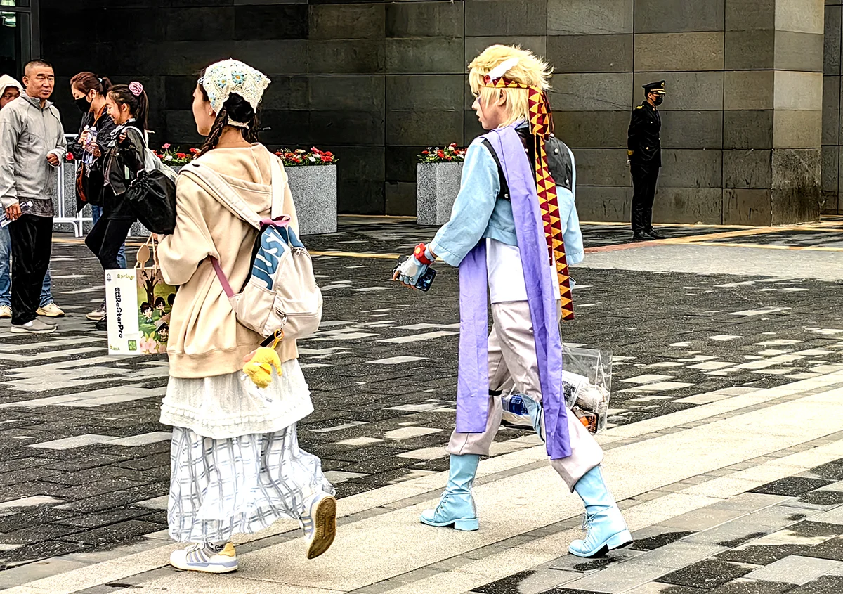 到国际展览中心看动漫展