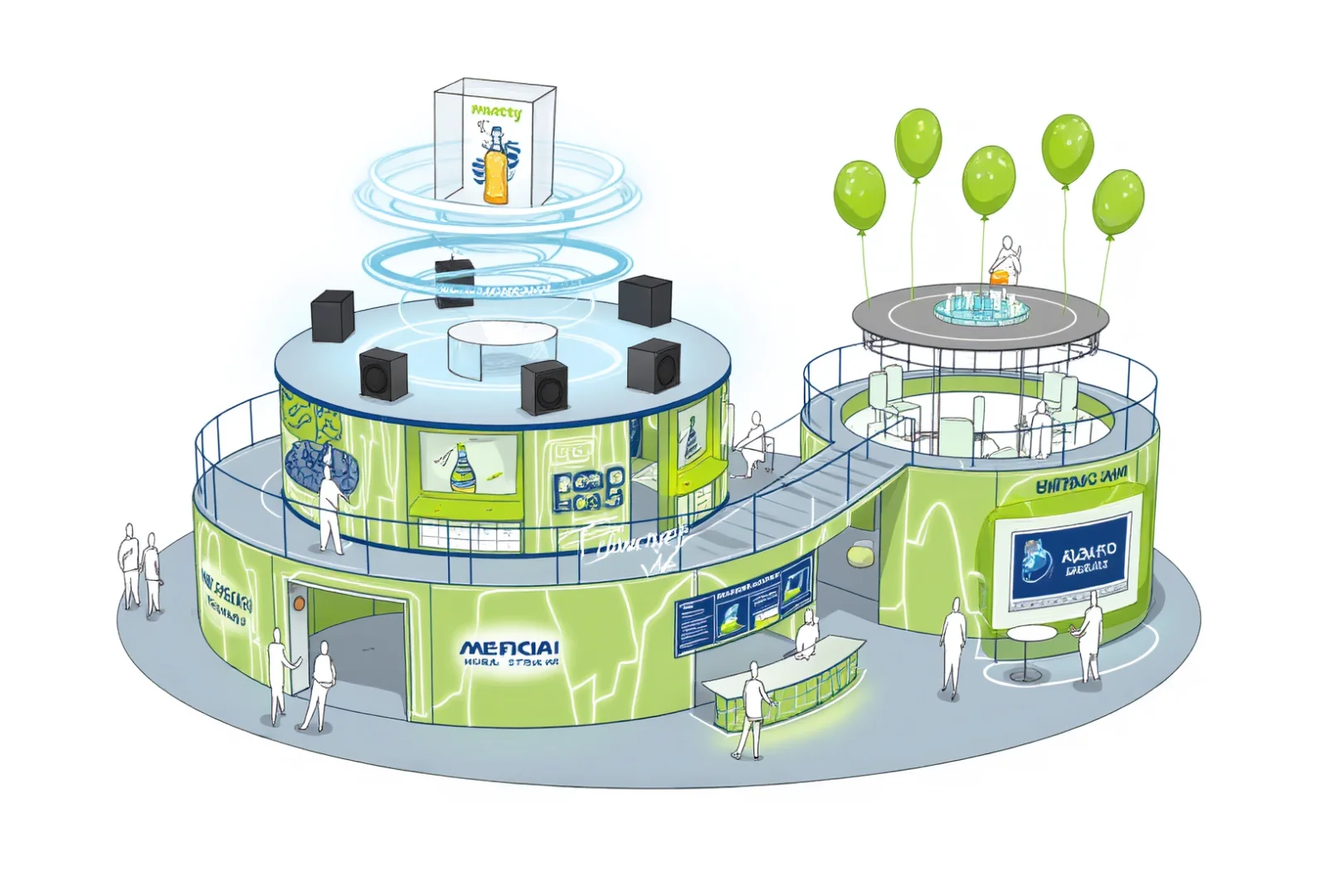 啤酒节 |音乐节品牌打卡展台，快闪店概念