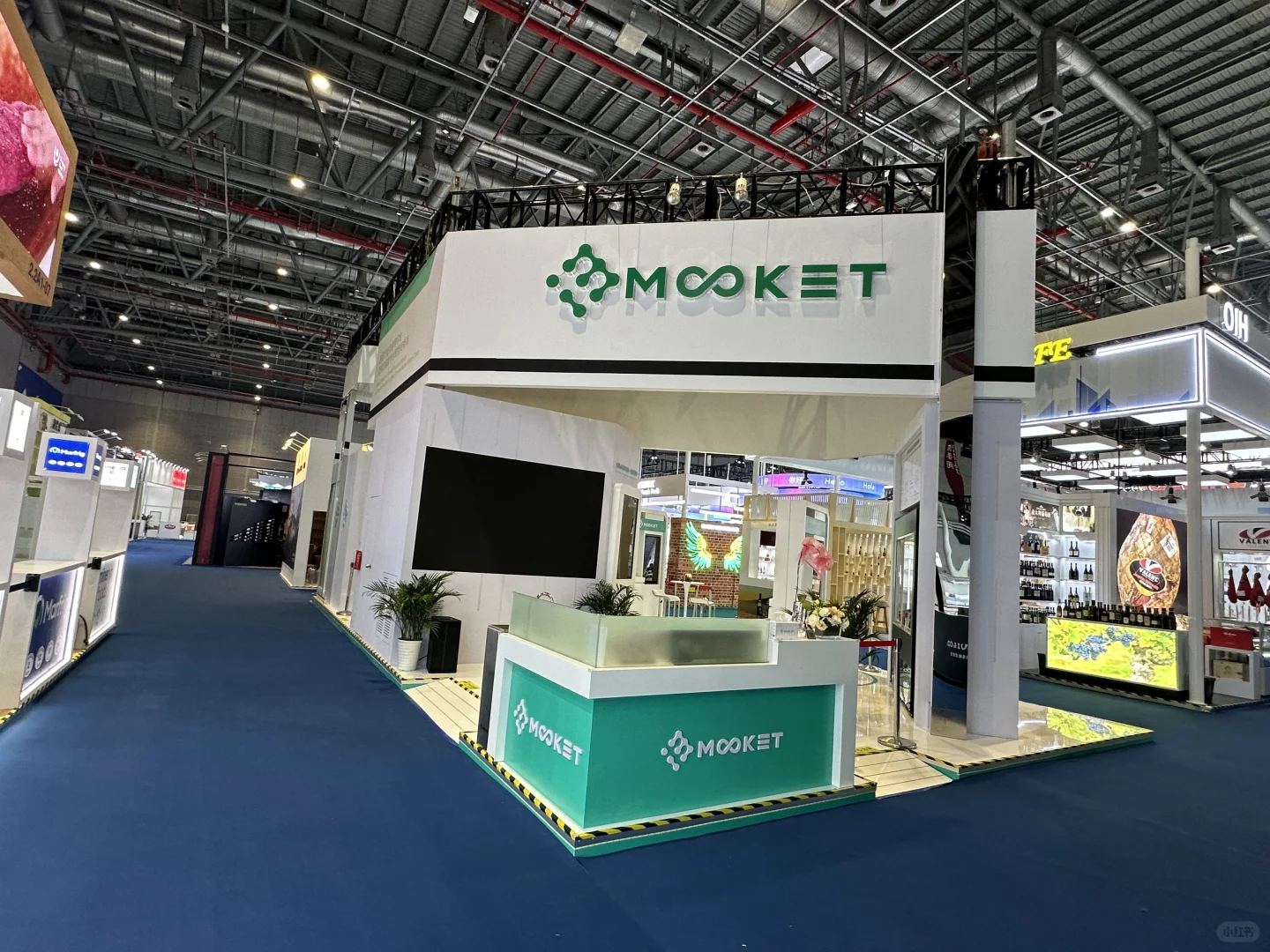 2024，进博会展台搭建完毕