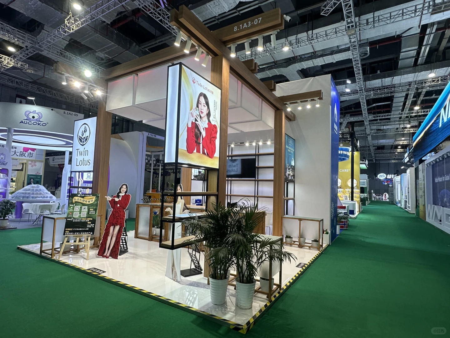 2024，进博会展台搭建完毕