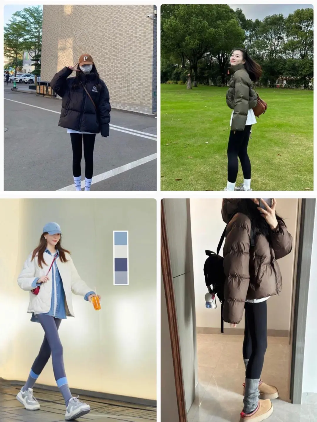 一裤多穿|美少妇秋冬鲨鱼裤的穿搭法则