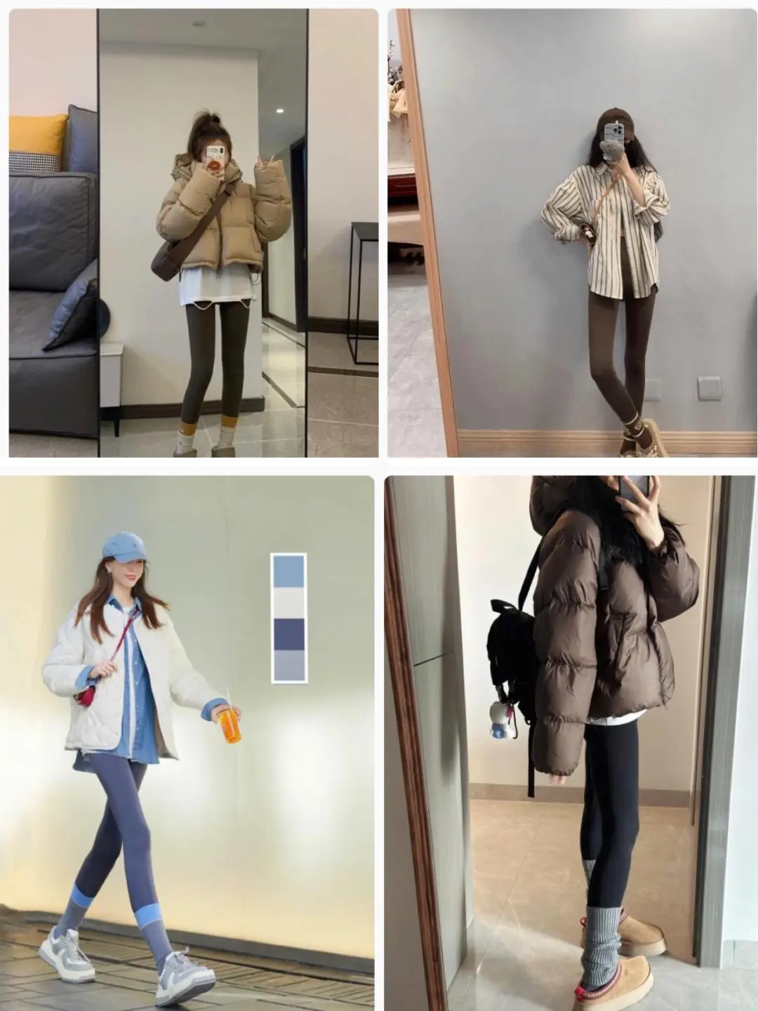 一裤多穿|美少妇秋冬鲨鱼裤的穿搭法则