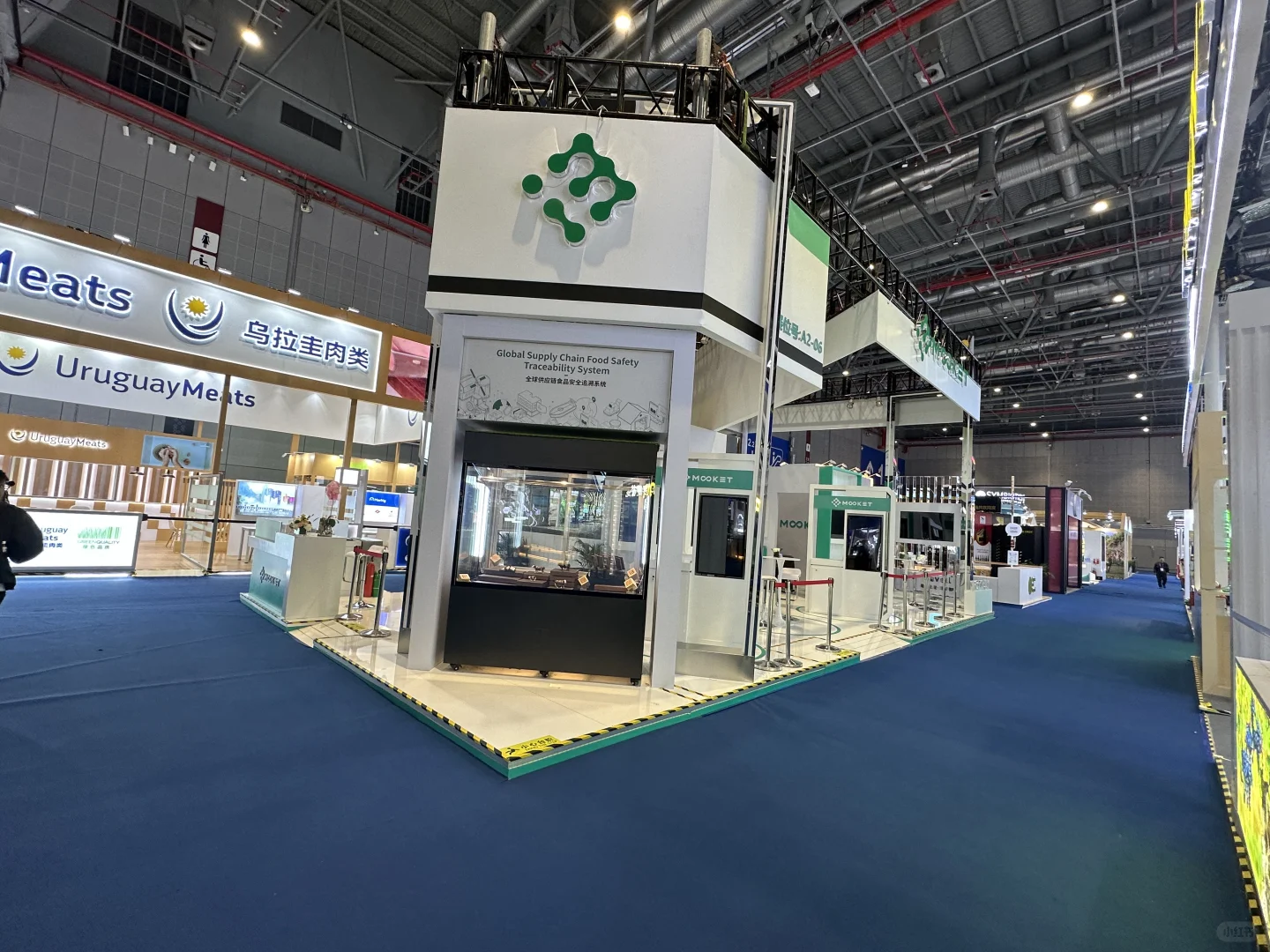 2024，进博会展台搭建完毕