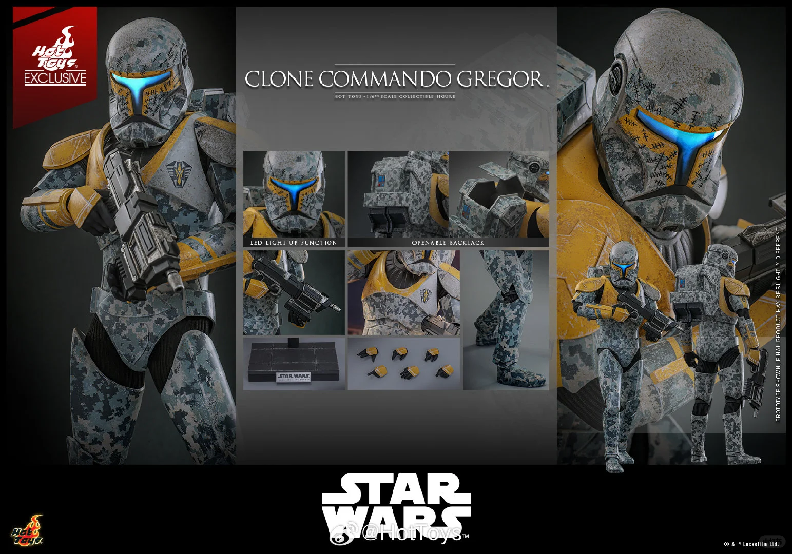 新品资讯_Hot Toys 克隆人突击队 格雷戈尔