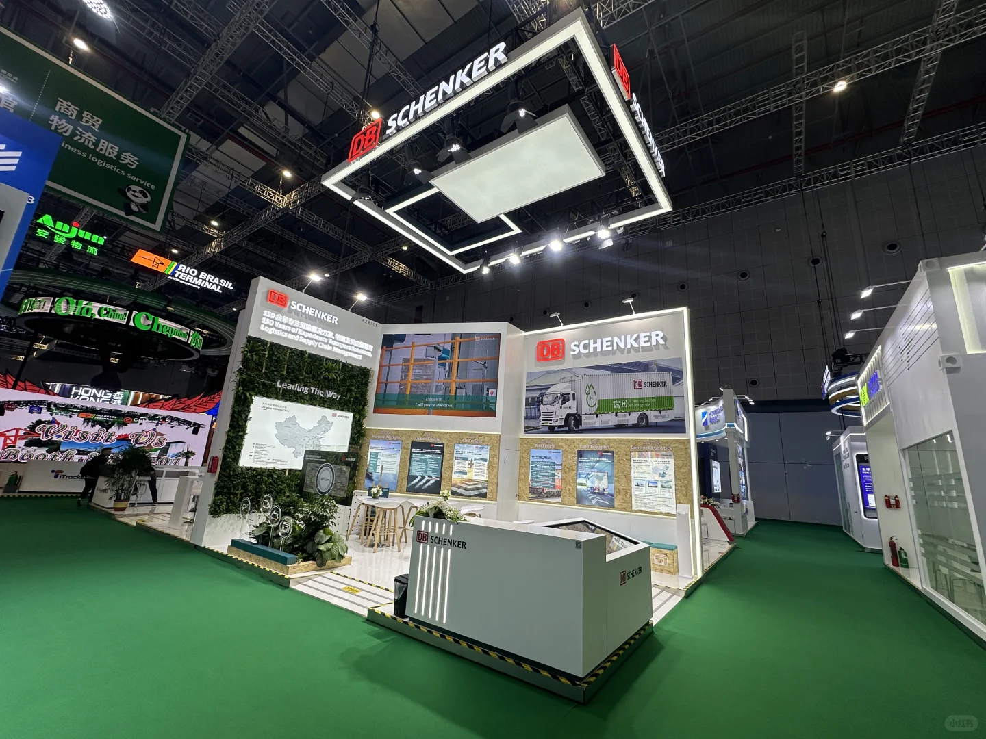 2024，进博会展台搭建完毕