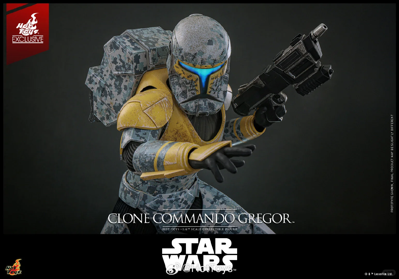 新品资讯_Hot Toys 克隆人突击队 格雷戈尔