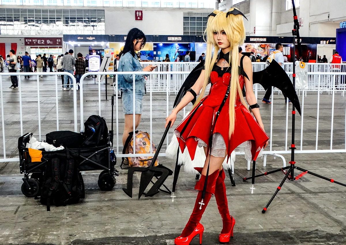 到国际展览中心看动漫展