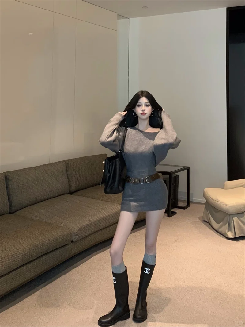 ?完美身材必备！纯欲风收腰包臀裙来袭