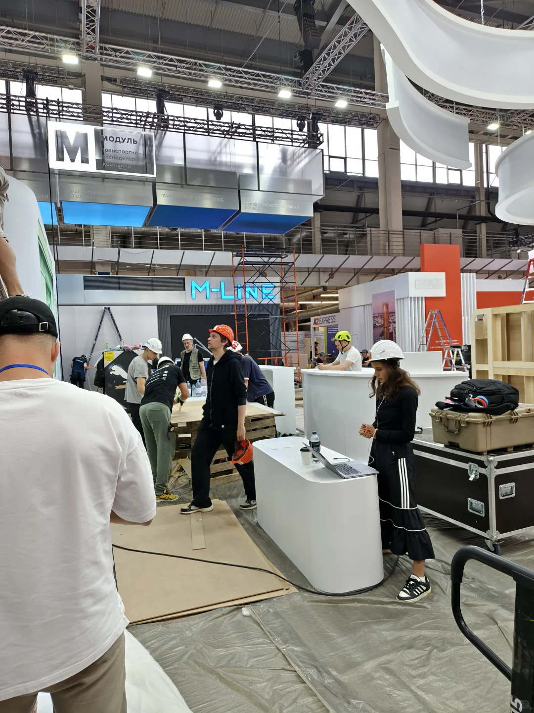 叶卡捷琳堡工业展装修进入收尾阶段！